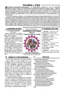 Lee más sobre el artículo Hoja Dominical del domingo 29 de enero de 2023