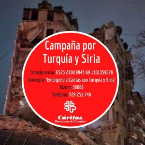 Campaña de ayuda para Turquía y Siria