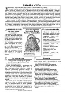 Lee más sobre el artículo Hoja Dominical del 3 de septiembre de 2023