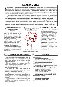 Lee más sobre el artículo Hoja Dominical del 1 de octubre de 2023