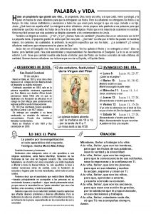 Lee más sobre el artículo Hoja Dominical del 8 de octubre de 2023