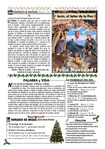 Lee más sobre el artículo Hoja Dominical del 24 de diciembre de 2023