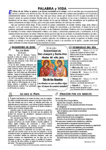 Lee más sobre el artículo Hoja dominical del 26 de julio
