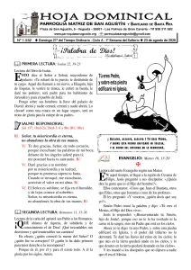 Lee más sobre el artículo Hoja dominical del 23 de agosto