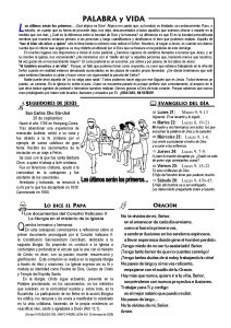 Lee más sobre el artículo Hoja dominical del 20 de septiembre