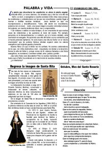 Lee más sobre el artículo Hoja dominical del 4 de octubre