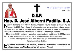 Lee más sobre el artículo Falleció el Hermano Alberni, S.J.